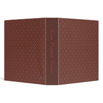 Chocolate Diamonds Pattern 1 1/2" Binder Template binders