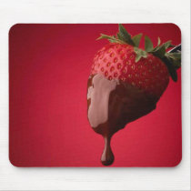 Chocolate Dipped Strawberry Mouse Pad