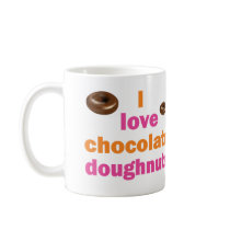 Chocolate Doughnut Love Mugs