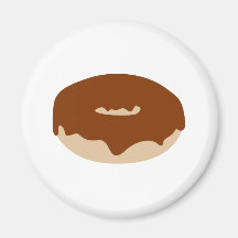 Chocolate doughnut magnets