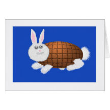 chocolate Easter Bunny Card