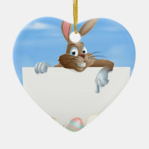 Chocolate Easter eggs sign Ornaments