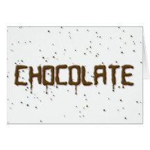 Chocolate Greeting Card