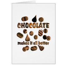 Chocolate Greeting Card