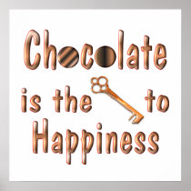 Chocolate Happiness Posters