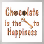 Chocolate Happiness Posters