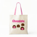 Chocolate Heart Bonbons Canvas Bags