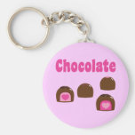 Chocolate Heart Bonbons Key Chains