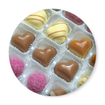 Chocolate Heart Box Fridge Magnet