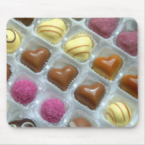 Chocolate Heart Box Mouse Pad