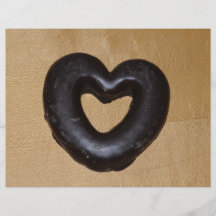 Chocolate heart flyer
