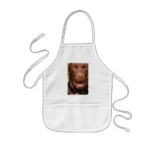 Chocolate Lab Children's Apron