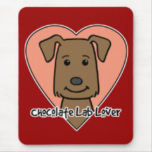 Chocolate Lab Lover Mouse Pad