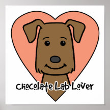Chocolate Lab Lover Posters