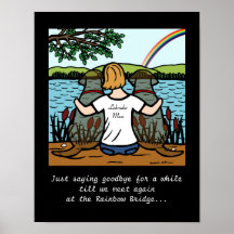 Chocolate Labrador Angels and Mom 3 Posters