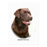 Chocolate Labrador Retriever Business Card Templates