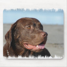 Chocolate Labrador Retriever Mouse Pad