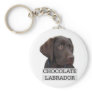 Chocolate Labrador Unique design! Key Chain