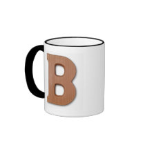 Chocolate letter b