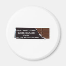 Chocolate logic magnets