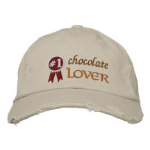 Chocolate  Lover's Embroidered Baseball Cap