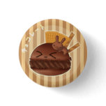 Chocolate macaron buttons