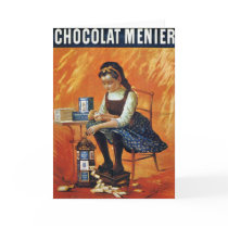 Chocolate Menier Greeting Card