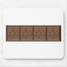 Chocolate Molecule Mouse Pads