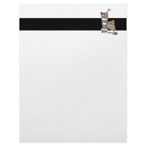 chocolate mousse dessert letterhead template