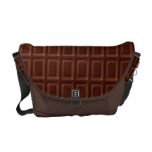 Chocolate nothing but chocolate messenger bags