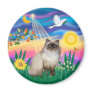 Chocolate Point Himalayan Cat  - Twilight