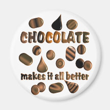 Chocolate Refrigerator Magnet