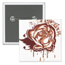 Chocolate rose buttons
