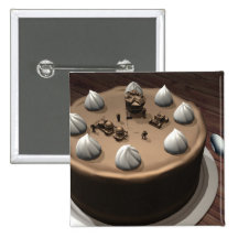 Chocolate Space 2 Button