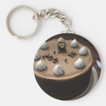 Chocolate Space 2 Keychain
