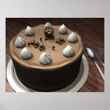 Chocolate Space 2 Print