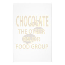 Chocolate Stationery Paper