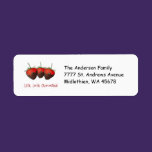 Chocolate Strawberries Return Address Avery Label labels