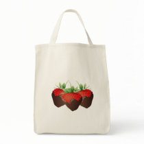 Chocolate Strawberry Tote Bag