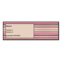 Chocolate Strawberry Business Cards