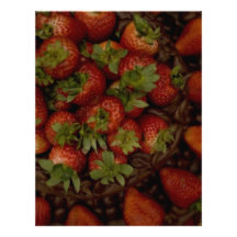 Chocolate Strawberry Cake Letterhead Template