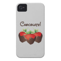 Chocolate Strawberry iPhone 4 Cover