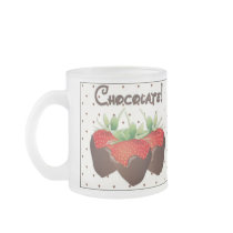 Chocolate Strawberry Coffee Mugs