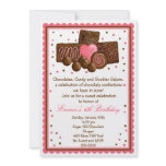 Chocolate Sweet Shop Inivtations