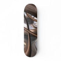 Chocolate Swirl Abstract Skateboard - V2