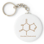 Chocolate theobromine key chain