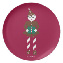 Chocolate Truffle Martzkin Christmas Treat Plate