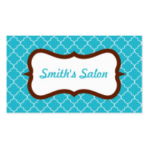 Chocolate Turquoise Business Card