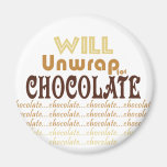 Chocolate Unwrap Magnet