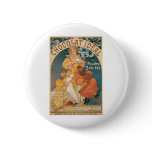 Chocolate ~ Vintage Hot Chocolate Drink Ad Pinback Button
